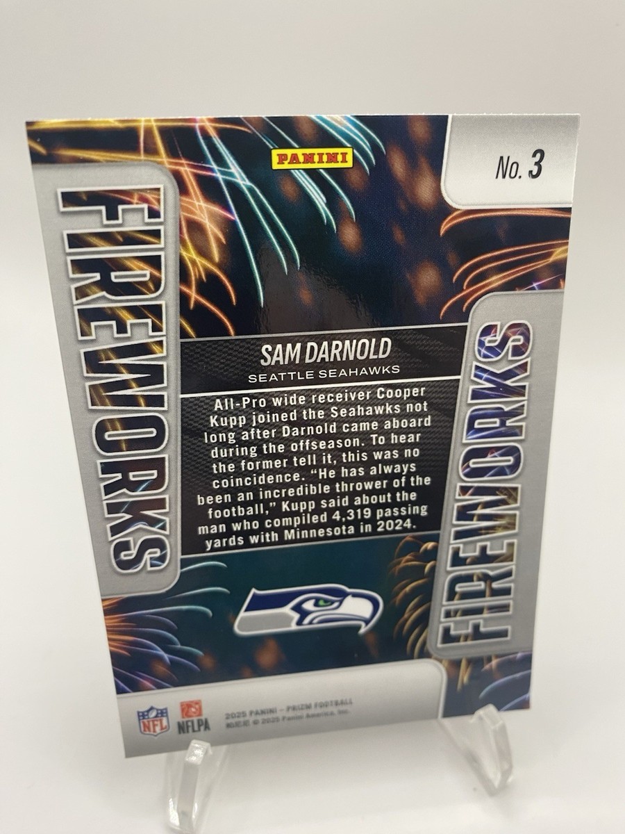 2035-26 Prizm Football Sam Darnold -Fireworks -SEAHAWKS | eBay