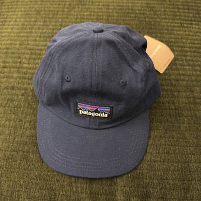 NEW Patagonia P-6 Label Logo Trad Cap Baseball Hat Unisex Classic Blue