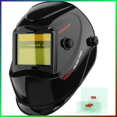 YESWELDER Schweißhelm Solar Automatische Verdunkelung 4/9-13 für TIG MIG ARC