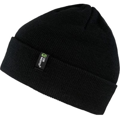 Leibwächter Mütze schwarz warne Wintermütze Strickmütze Winter Kappe Workwear