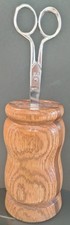 Italy Vintage Scissors  Uniquely Designed Solid Wood Holder