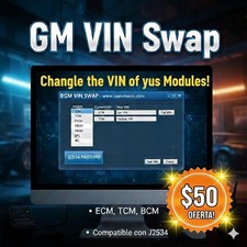 GM VIN Swap Software ECM TCM BCM VIN Change Tool J2534 Compatible USB
