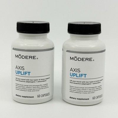 2 PACK Modere Axis Uplift Stress Support | New And Sealed Adaptogens NEW