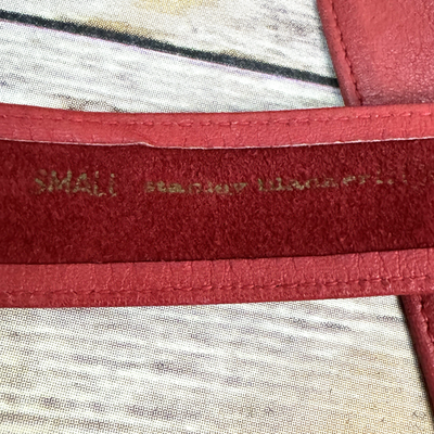Stanley Blacker Womens Red Leather Obi Belt Small il_fullxfull.6685721244_qt9e.jpg main image 4