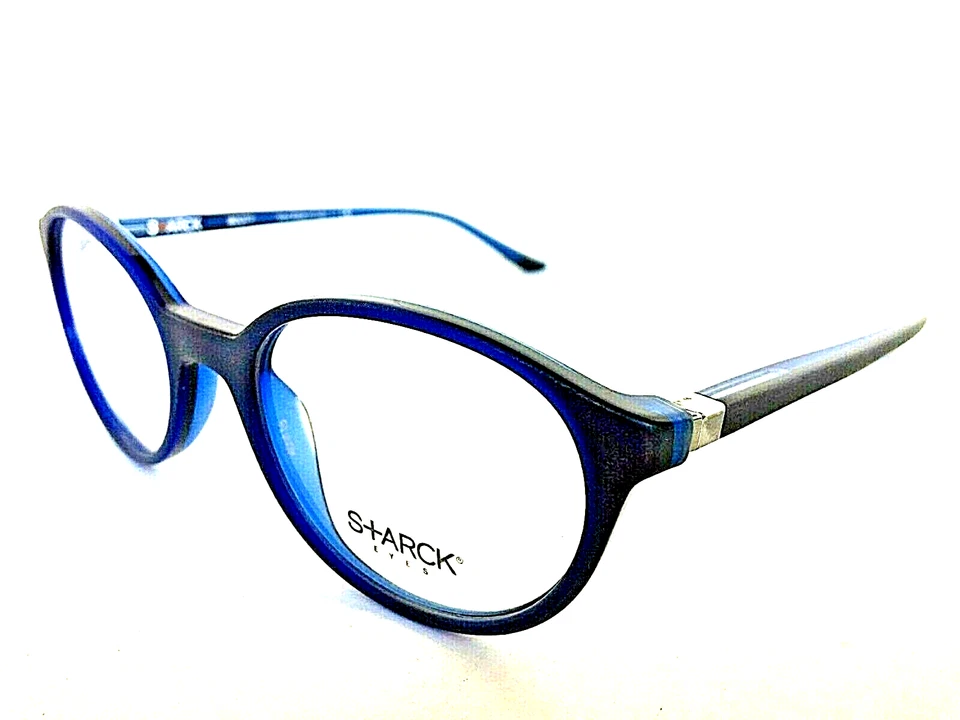 Nuevo marco redondo de gafas para hombre STARCK Eyes Alain Mikli SH 3027 0007 49 mm Rx Foto 3 de 4