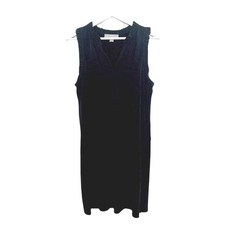 Michael Kors Black Sleeveless Knit Dress Minimalist Casual Career