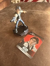 Disney Infinity Star Wars Figure – Han Solo – Complete w/Base & Card