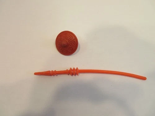 Vintage MOTU He-Man Figures Accessories Lot Teela Shield/Whiplash Spear