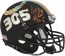 Warren Sapp Miami Hurricanes Signed Schutt Tradition Replica Helmet w/The U Insc