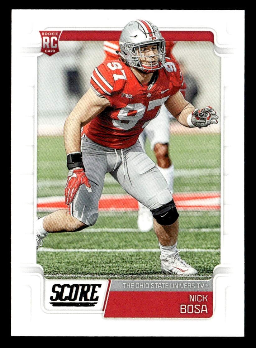 Nick Bosa 2019 Score Rookie Card #360 Ohio State Buckeyes
