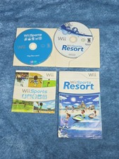 Wii Sports Wii Sports wii sports Resort Combo Game 2 Discs TESTED manual