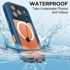 Waterproof Case For Apple iPhone 17 Pro Max Air 17 Shockproof MagSafe Cover