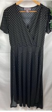 By Design short sleeve Polka Dot Dress sz Medium
