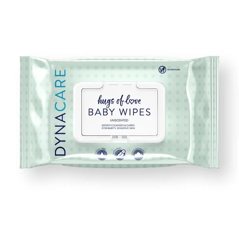 DynaCare® Baby Wipes, Unscented Pack with Plastic Lid, 80/pack, 24/case (1,920).
Opens in a new wind