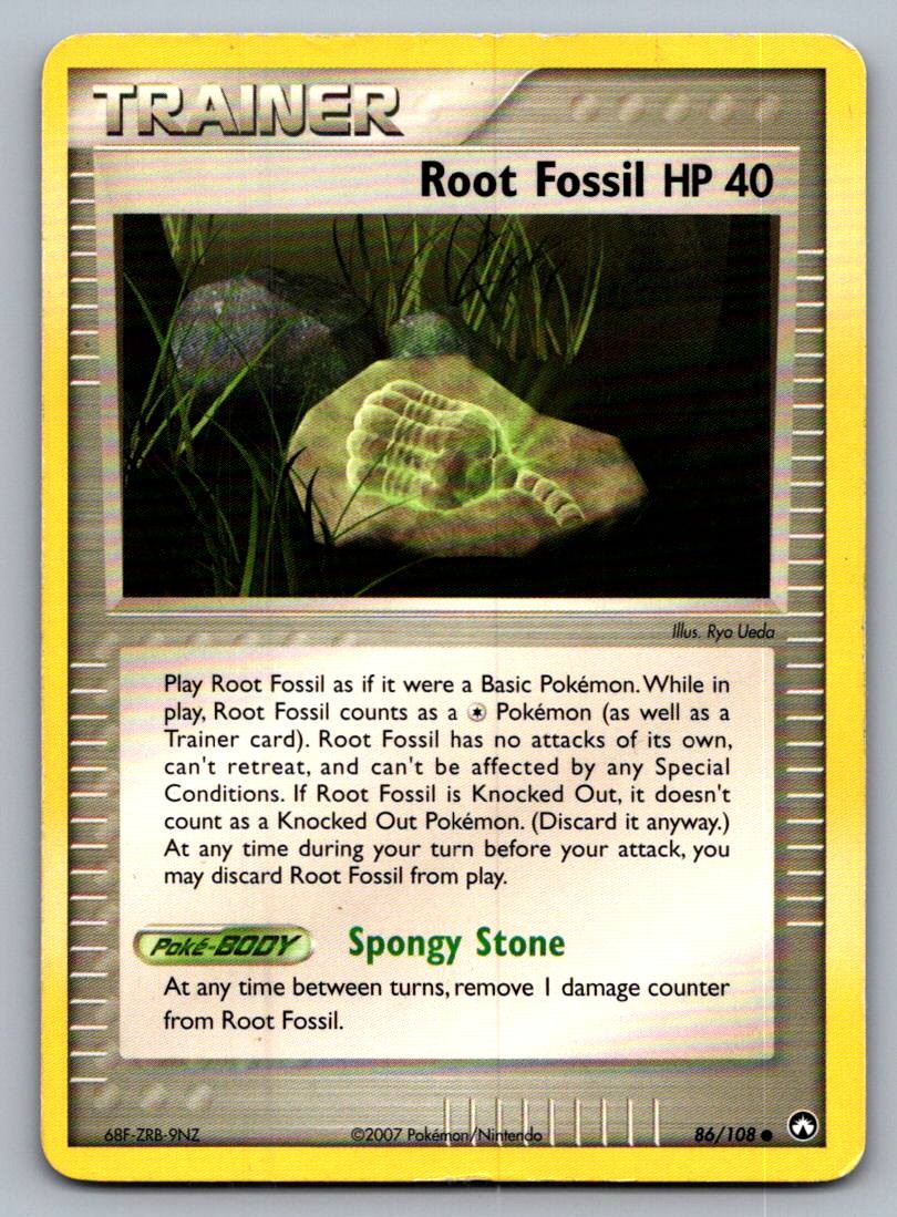Root Fossil EX Power Keepers [PK] #86/108 Common DM