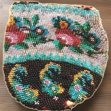 Imagen de Collectible Vintage Micro Beaded Coin Purse( Historical)