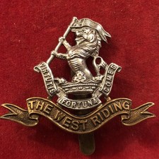 Genuine West Riding Regiment Cap Badge
