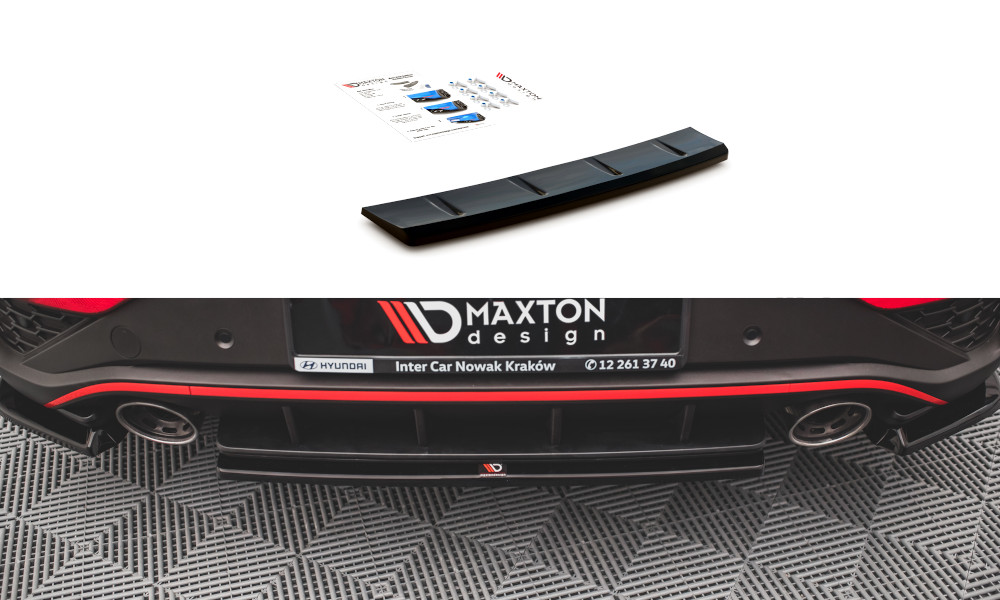 Splitter arrière Maxton résolvant le manque d'agressivité de la Hyundai I30 N Mk3