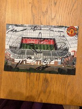 Manchester United Utd Signed Team Squad Photo 2016/17 Rooney Zlatan Etc With COA