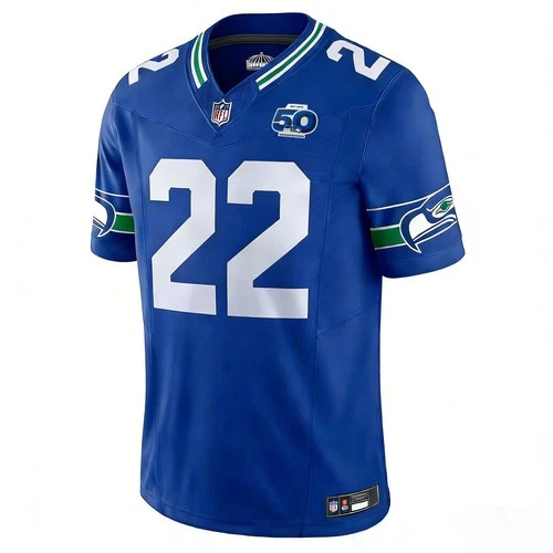 Seahawkss Men's #22 Rashid Shaheed 50th Season Jersey S-3XL