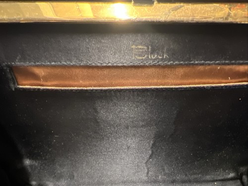 Magnifique sac à main vintage bloc cuir noir - Photo 3/11