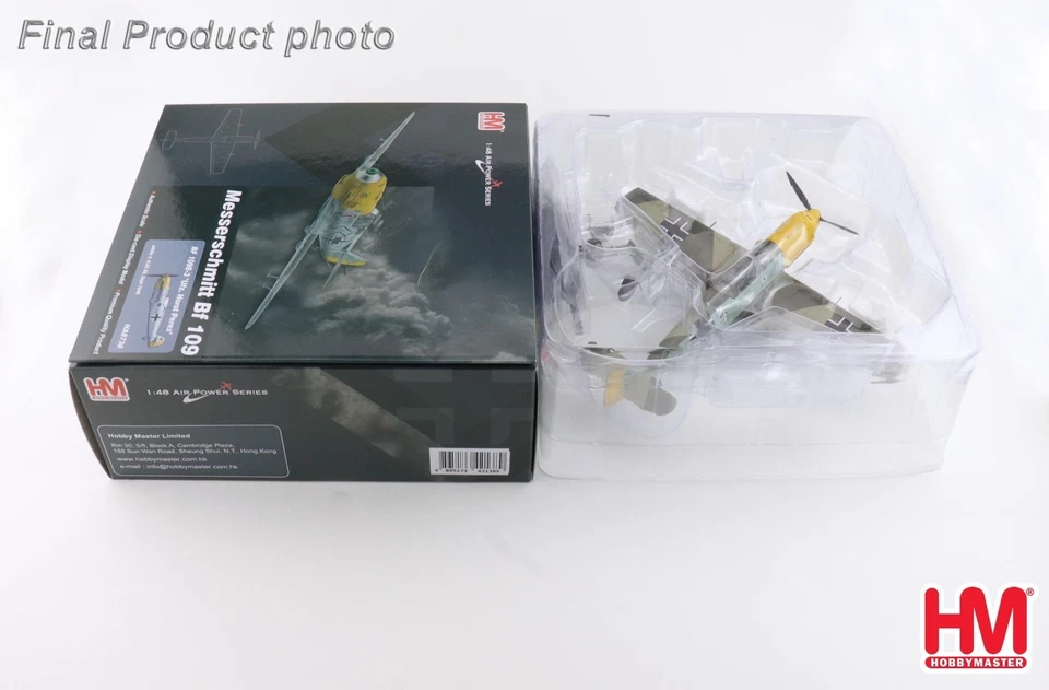 Hobby Master 1/48 Messerschmitt BF 109E-3 Ufz. Horst Perez white 4 4/JG26 HA8730 - Image 2 of 4
