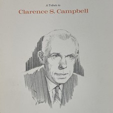 A Tribute to Clarence S. Campbell Nhl Challenge Cup dinner New York City 1979