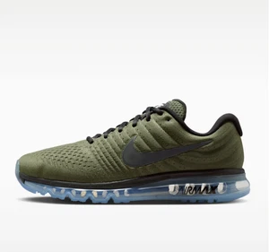Nike Mens Air Max 2017 Cargo Khaki Black Running Mens Size Shoes New 849559 302