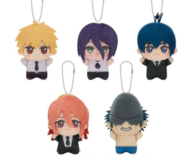 Chainsaw Man The Movie Reze Arc Chibigurumi Set of 5 Bandai 2025