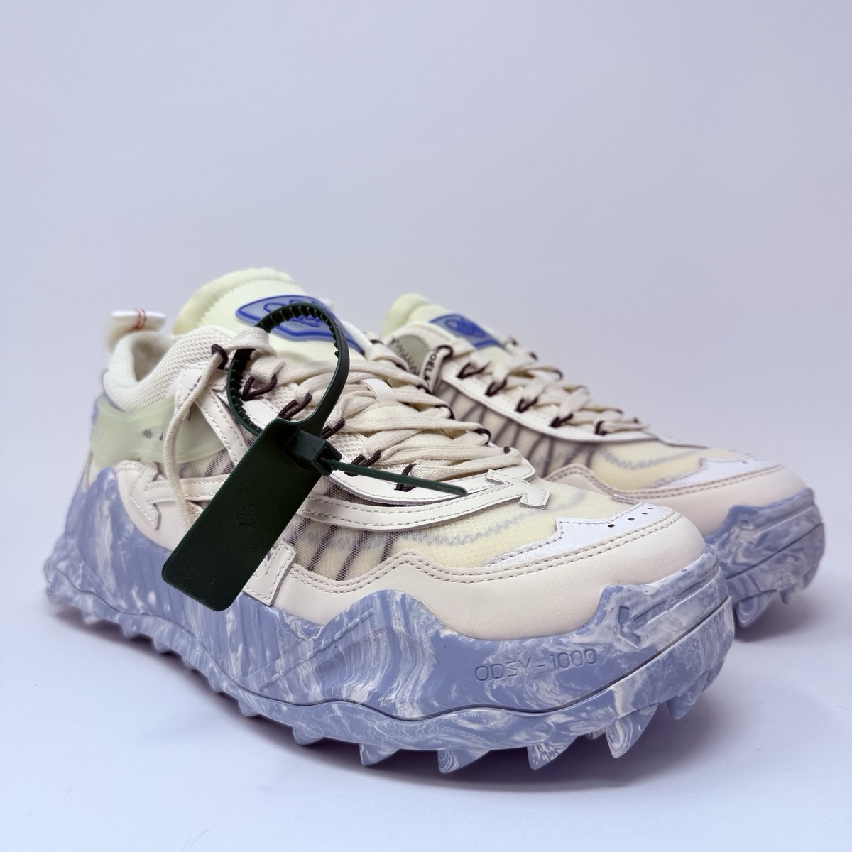 Off-White Odsy 1000 Men's Sneakers Size 44 EU / 11 US White Beige