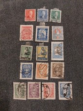 Briefmarken Litauen Sammlung Klassik 1920er Lietuva gestempelt )