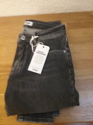Wrangler Damen Jeans - Body Bespoke, Slinny, W32/L34, grau, neu mit Etikett 