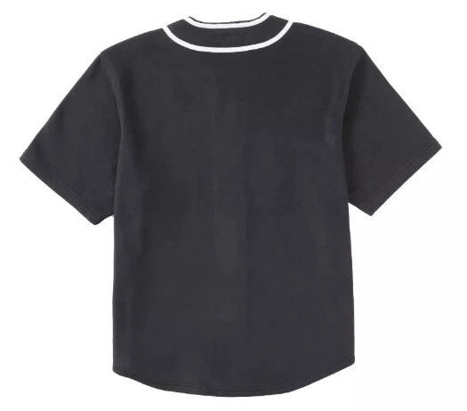 Supreme Polartec Baseball Jersey Black Men's Size Small FW24 Fleece Short Sleeve - Image 3 of 4