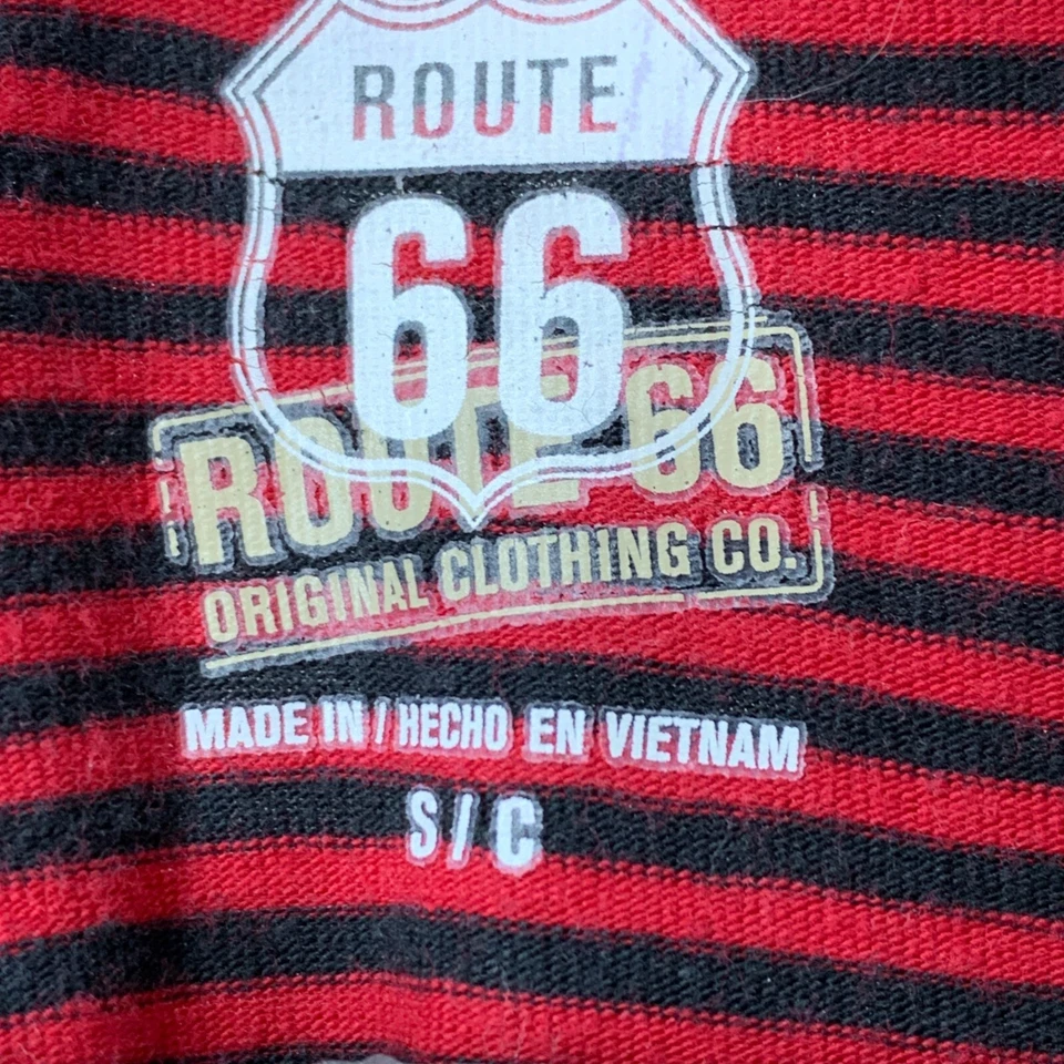 Vestido Camisa Route 66 Talla Pequeña Rojo Imitación Cuero Borde Manga 3/4 Midi 4065 Foto 4 de 4