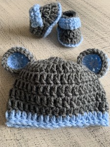 botinhas em crochê para bebê