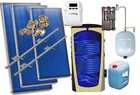 Solaranlage Warmwasser Solarpaket 3 Kollektoren Speicher Flachkollektor