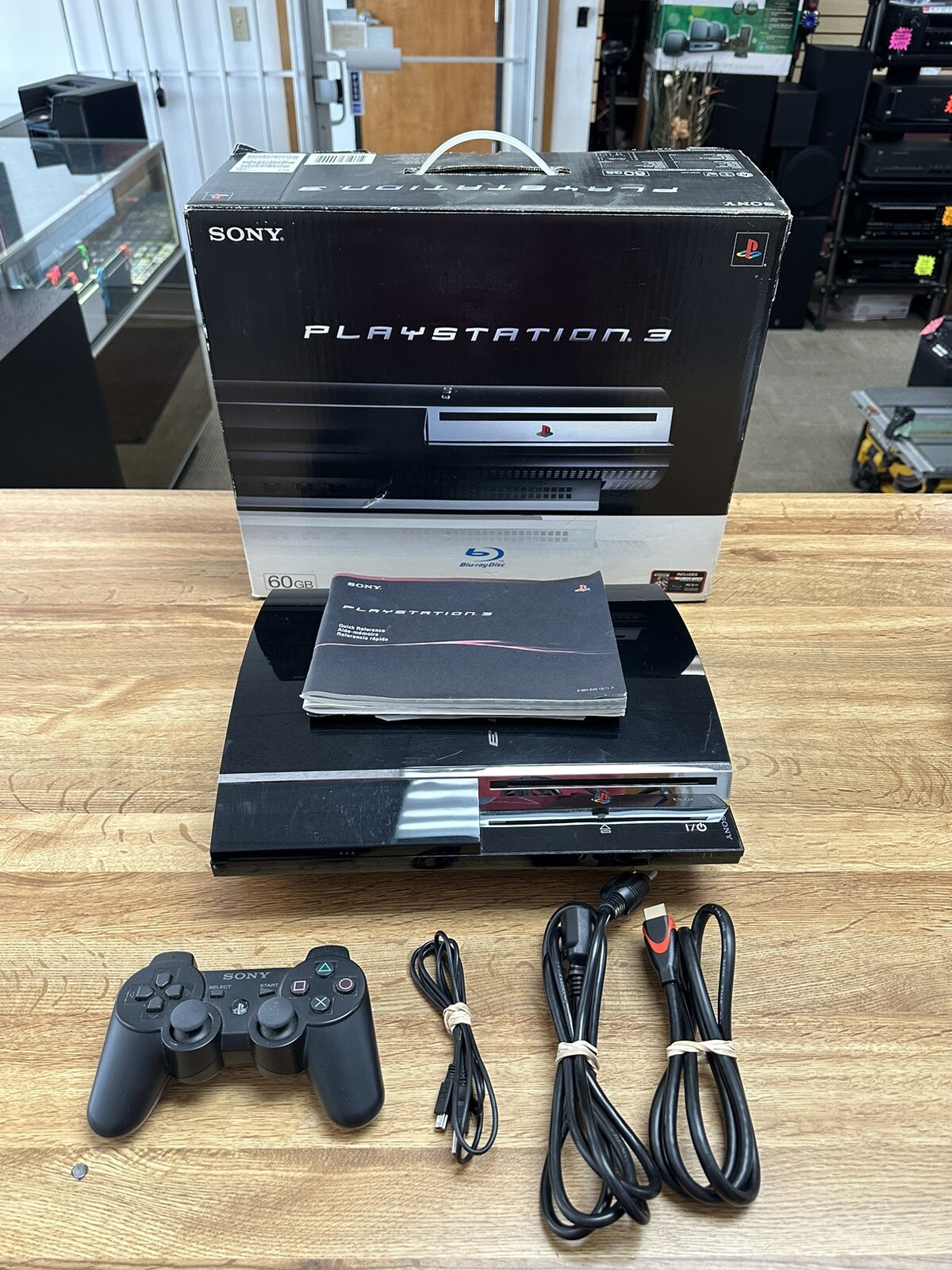 Complete Sony PlayStation 3 60gb Backwards Compatible Console PS3