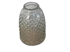 Pressed Glass, Diamond Cut Pendant Shade--Westinghouse 81206