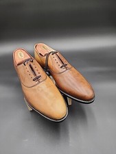 Allen Edmonds "CARLYLE" Plain Toe Oxfords 9 B Walnut Made in the USA Unworn?