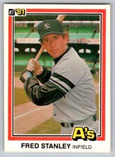 1981 Donruss - #585 Fred Stanley
