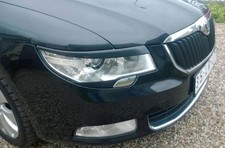 Cejas Skoda SUPERB ögonlock ABS plástico 2008-2013 faros alerón párpados
