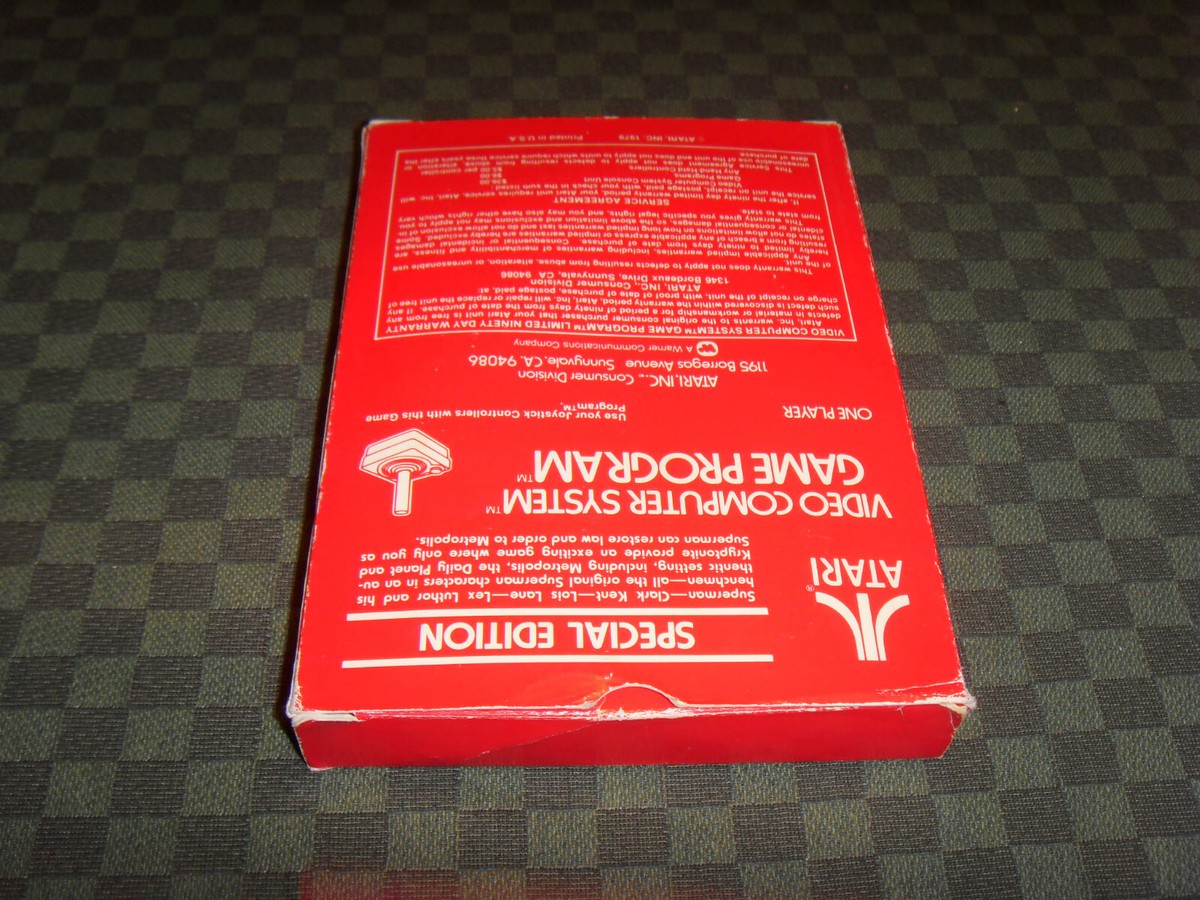 Jeu Atari 2600 Superman – Boîte édition Originale Américaine NTSC (état Correct)