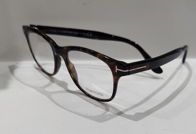 Tom Ford TF 5399 052 Havanna Glanz Brille Rahmen Brille Brille 52-18-145