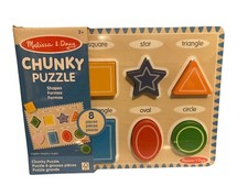 Melissa and Doug Shape Puzzle- 8 Pieces
