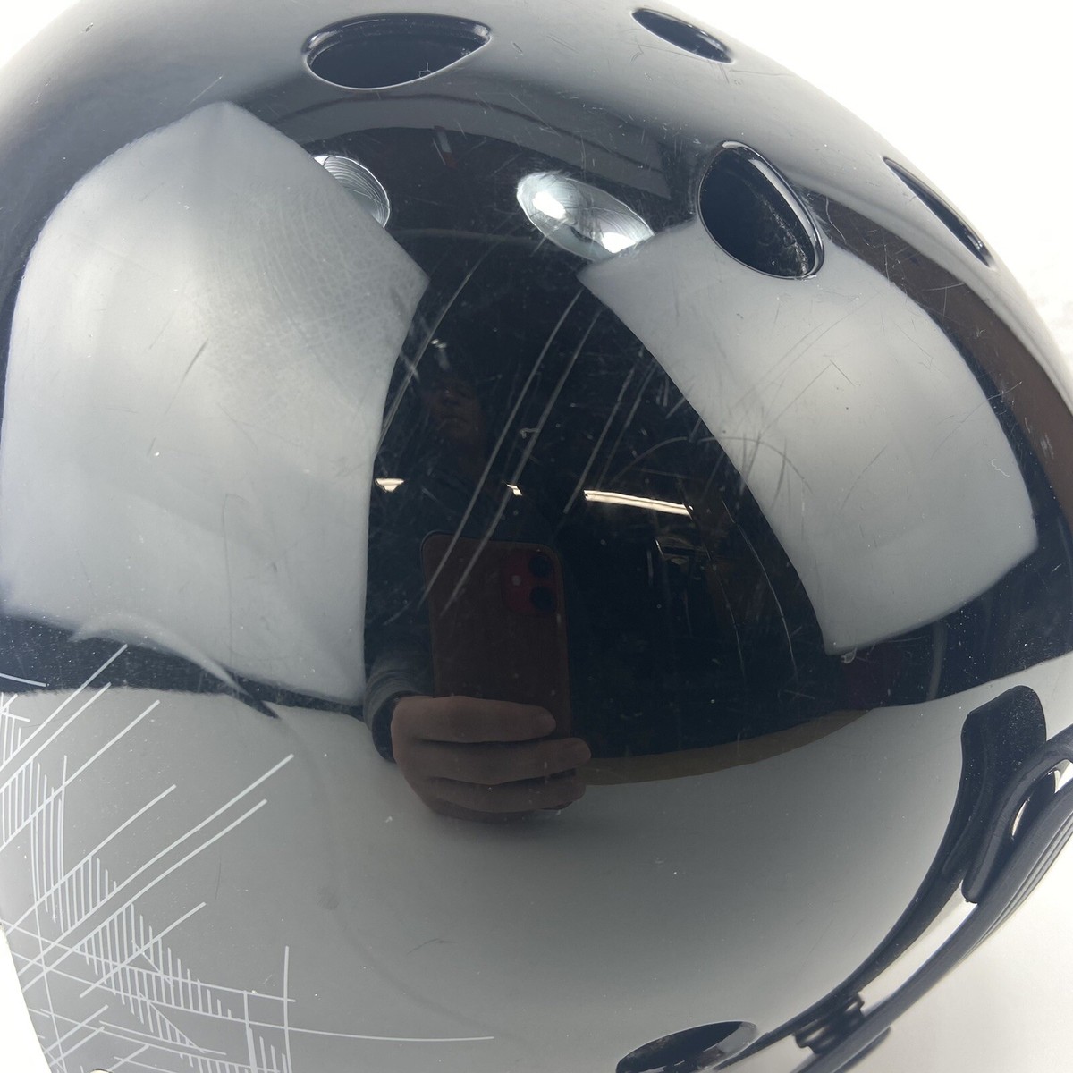 Capix Anex Snow Helmet JR Scratch Size O/S Black Gloss | eBay
