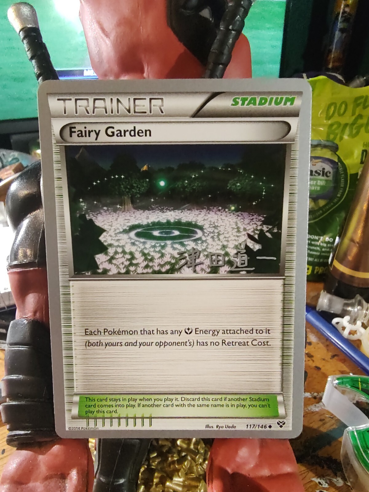 POKEMON TRAINER FAIRY GARDEN 100/124 XY FATES COLLIDE 2014 championship card!!!