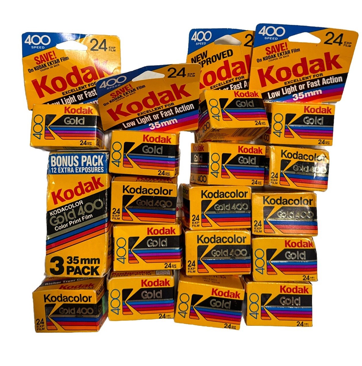 13 Rolls of Film - Kodak Gold 400 Color Print Film 35mm, in