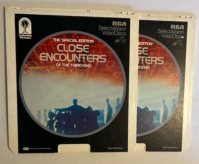 Close Encounters of the Third Kind (CED Parts 1 & 2 1982 PG Columbia Pictures)