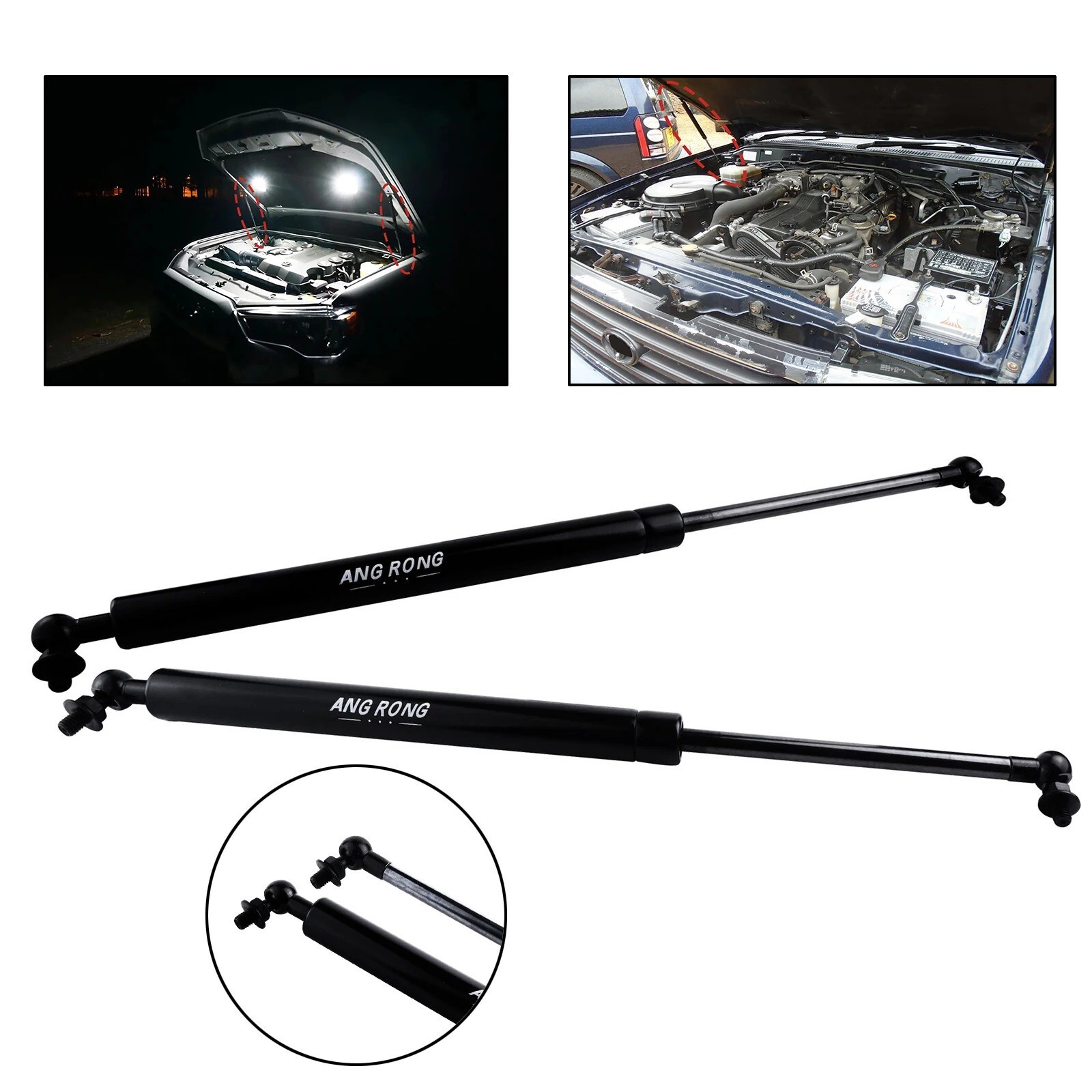 Vérins de capot pour Toyota Land Cruiser J100 indispensables pour l'entretien
