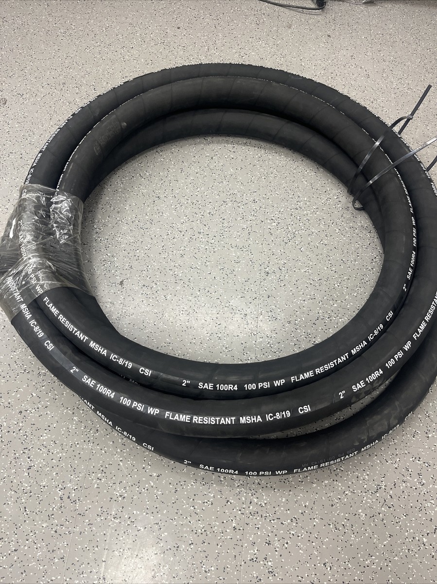 ihika　0308 2” SAE 100R4 100psi WP Flame Resistant MSHA IC-8/19 CSI | eBay